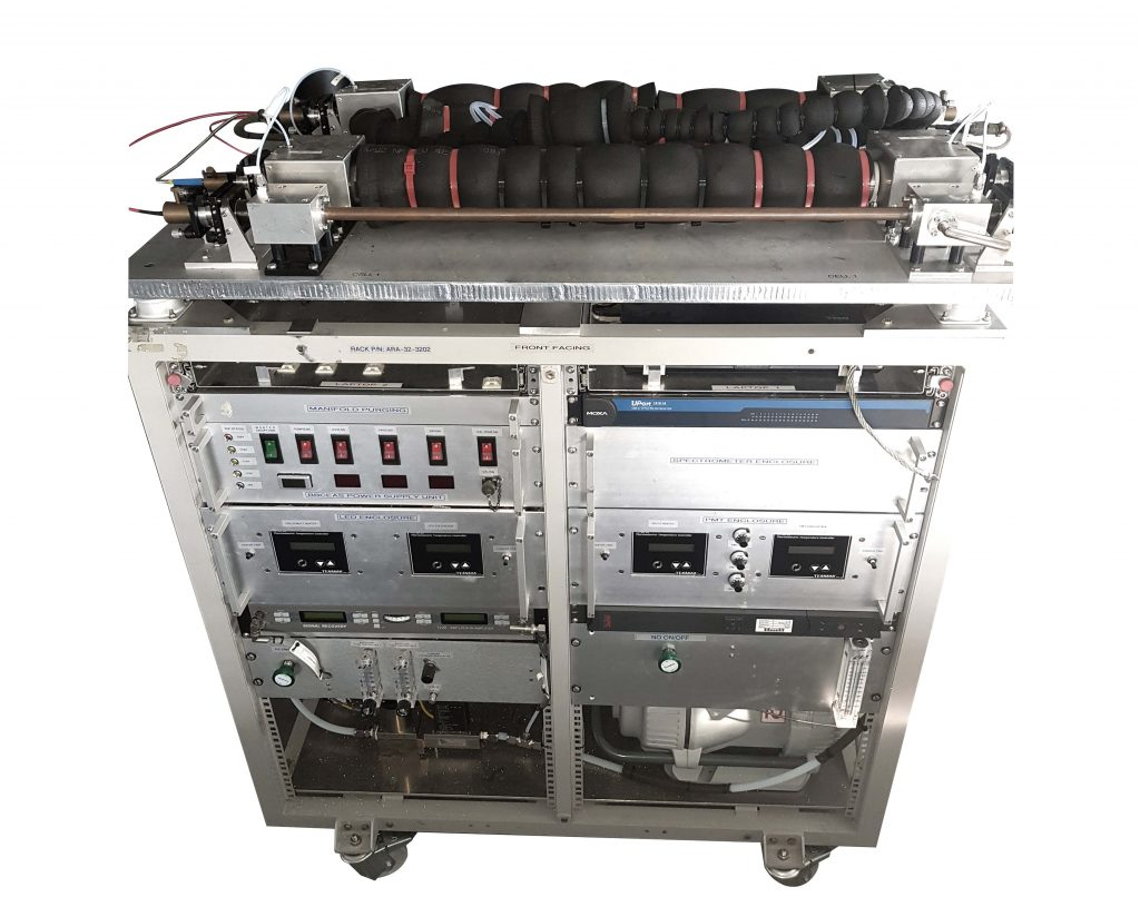 High-sensitivity cavity-enhanced absorption spectrometer